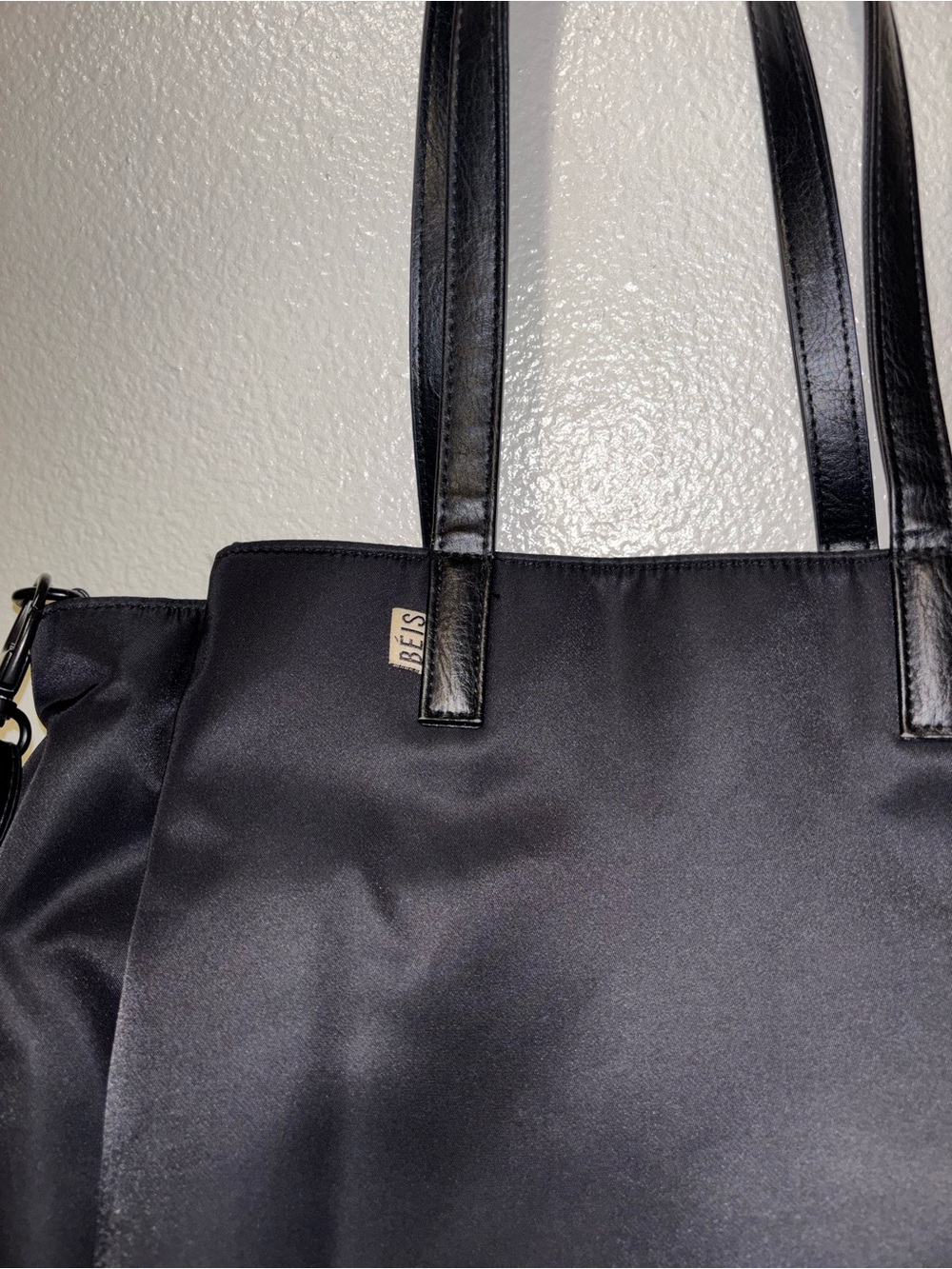 BEIS The Commuter Tote In Black Excellent Condition Pre-Owned - Picture 4 of 8